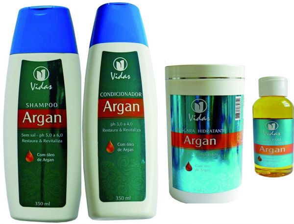 KIT TRATAMENTTO ARGAN COM CREME HIDRATACAO 1KG