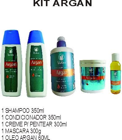 KIT TRATAMENTTO ARGAN COM 5 PRODUTOS